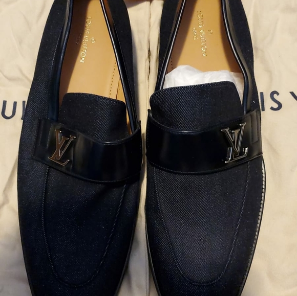 Louis Vuitton St Germain Denim Loafers 